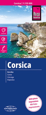 Abbildung von: Reise Know-How Landkarte Korsika / Corsica (1:135.000) - Reise Know-How Verlag Peter Rump GmbH