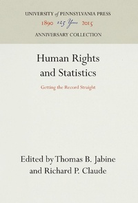 Enlarge image Cover: Human Rights and Statistics - University of Pennsylvania Press