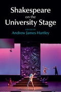 Cover: Shakespeare on the University Stage - Cambridge University Press