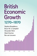 Cover: British Economic Growth, 1270-1870 - Cambridge University Press