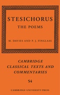 Cover: Stesichorus - Cambridge University Press