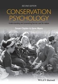 Cover: Conservation Psychology - Wiley