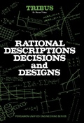 Cover: Rational Descriptions, Decisions and Designs - Elsevier