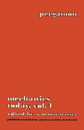 Cover: Mechanics Today - Elsevier