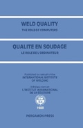 Cover: Weld Quality: The Role of Computers - Elsevier