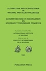 Cover: Automation and Robotisation in Welding and Allied Processes - Elsevier