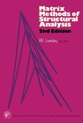 Cover: Matrix Methods of Structural Analysis - Elsevier
