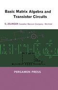 Cover: Basic Matrix Algebra and Transistor Circuits - Elsevier