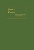 Cover: Advances in Materials - Elsevier