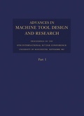 Cover: Advances in Machine Tool Design and Research 1967 - Elsevier