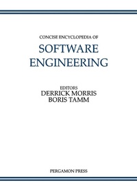 Enlarge image Cover: Concise Encyclopedia of Software Engineering - Elsevier