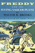 Cover: Freddy and the Flying Saucer Plans - The Overlook Press