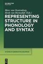 Cover: Representing Structure in Phonology and Syntax - De Gruyter Mouton