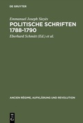 Cover: Politische Schriften 1788-1790 - De Gruyter Oldenbourg