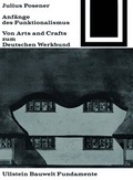 Cover: Anf&auml;nge des Funktionalismus - Birkh&auml;user Verlag GmbH