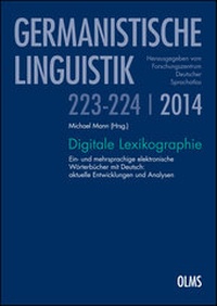 Abbildung von: Digitale Lexikographie - Georg Olms Verlag