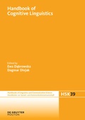 Cover: Handbook of Cognitive Linguistics - De Gruyter Mouton