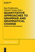 Cover: Quantitative Approaches to Grammar and Grammatical Change - De Gruyter Mouton