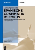 Cover: Spanische Grammatik im Fokus - De Gruyter