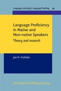 Cover: Language Proficiency in Native and Non-native Speakers - John Benjamins Publishing Co