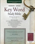 Cover: NASB Hebrew-Greek Key Word Study Bible GL Burgundy Indexed - AMG Publishers