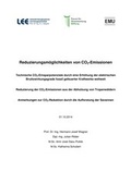 Cover: Reduzierungsm&ouml;glichkeiten von CO2-Emmissionen - Ruhr-Universit&auml;t Bochum LEE