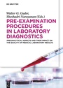 Cover: Pre-Examination Procedures in Laboratory Diagnostics - De Gruyter