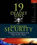 Cover: 19 Deadly Sins of Software Security - McGraw-Hill Professional