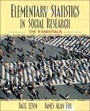 Cover: Elementary Statistics In Social Research - Pearson