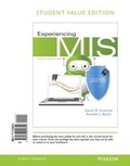 Cover: Experiencing MIS, Student Value Edition - Pearson