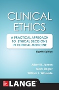 Cover: Clinical Ethics, 8th Edition - McGraw-Hill Education
