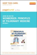 Cover: Principles of Pulmonary Medicine Elsevier eBook on Intel Education Study (Retail Access Card) - Saunders