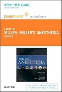 Enlarge image Cover: Miller's Anesthesia - Elsevier eBook on Vitalsource (Retail Access Card) - Saunders