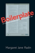 Cover: Boilerplate - Princeton University Press