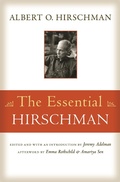 Cover: The Essential Hirschman - Princeton University Press