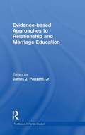 Cover: Evidence-based Approaches to Relationship and Marriage Education - Routledge