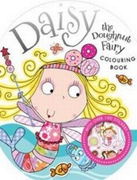 Enlarge image Cover: Daisy Shaped Colouring and Sticker Book - Make Believe Ideas