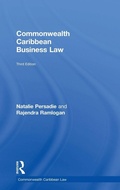 Cover: Commonwealth Caribbean Business Law - Routledge Cavendish