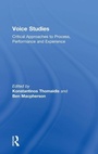 Cover: Voice Studies - Routledge