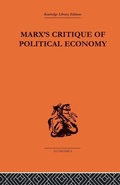 Cover: Marx's Critique of Political Economy Volume One - Routledge