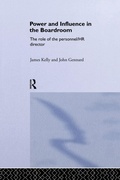 Cover: Power and Influence in the Boardroom - Routledge