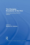 Cover: The Changing Boundaries of the Firm - Routledge