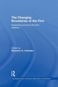 Enlarge image Cover: The Changing Boundaries of the Firm - Routledge