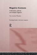Cover: Negative Contexts - Routledge