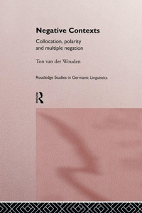 Enlarge image Cover: Negative Contexts - Routledge