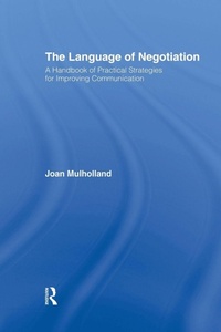 Enlarge image Cover: The Language of Negotiation - Routledge