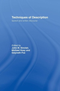 Enlarge image Cover: Techniques of Description - Routledge
