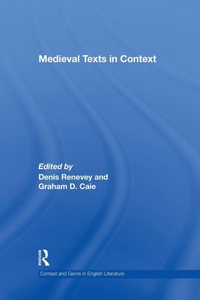 Enlarge image Cover: Medieval Texts in Context - Routledge