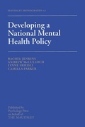 Cover: Developing a National Mental Health Policy - Psychology Press Ltd