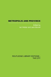 Enlarge image Cover: Metropolis and Province - Routledge